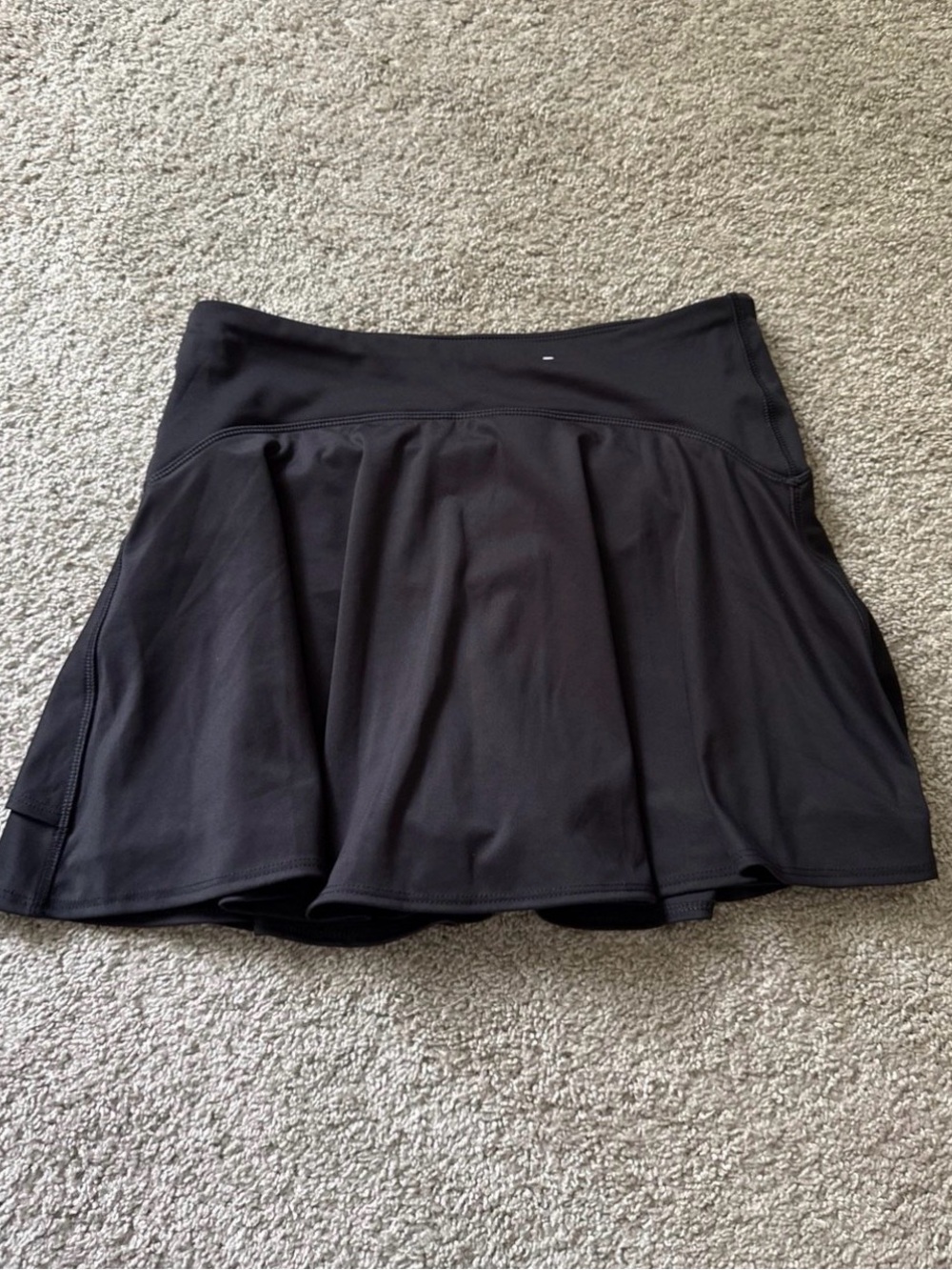 Black Women's Athletic Skort